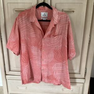 28 Palms Hawaiian leaf shirt